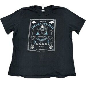 DISNEY Hercules Movie Promo Tee Black T-shirt Kids XL Hades Lord Of The Dead